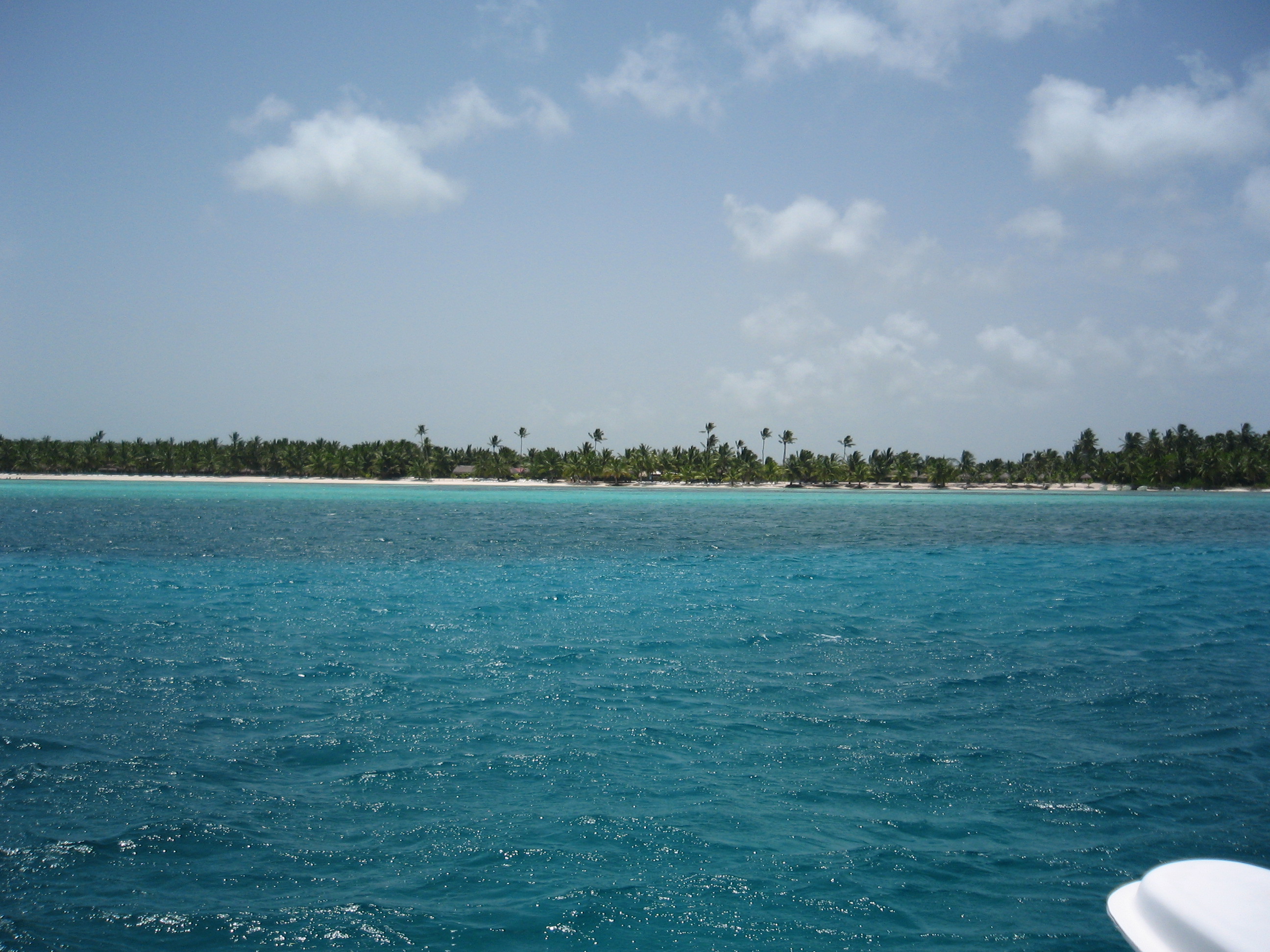 Saona Island from the Catamaran